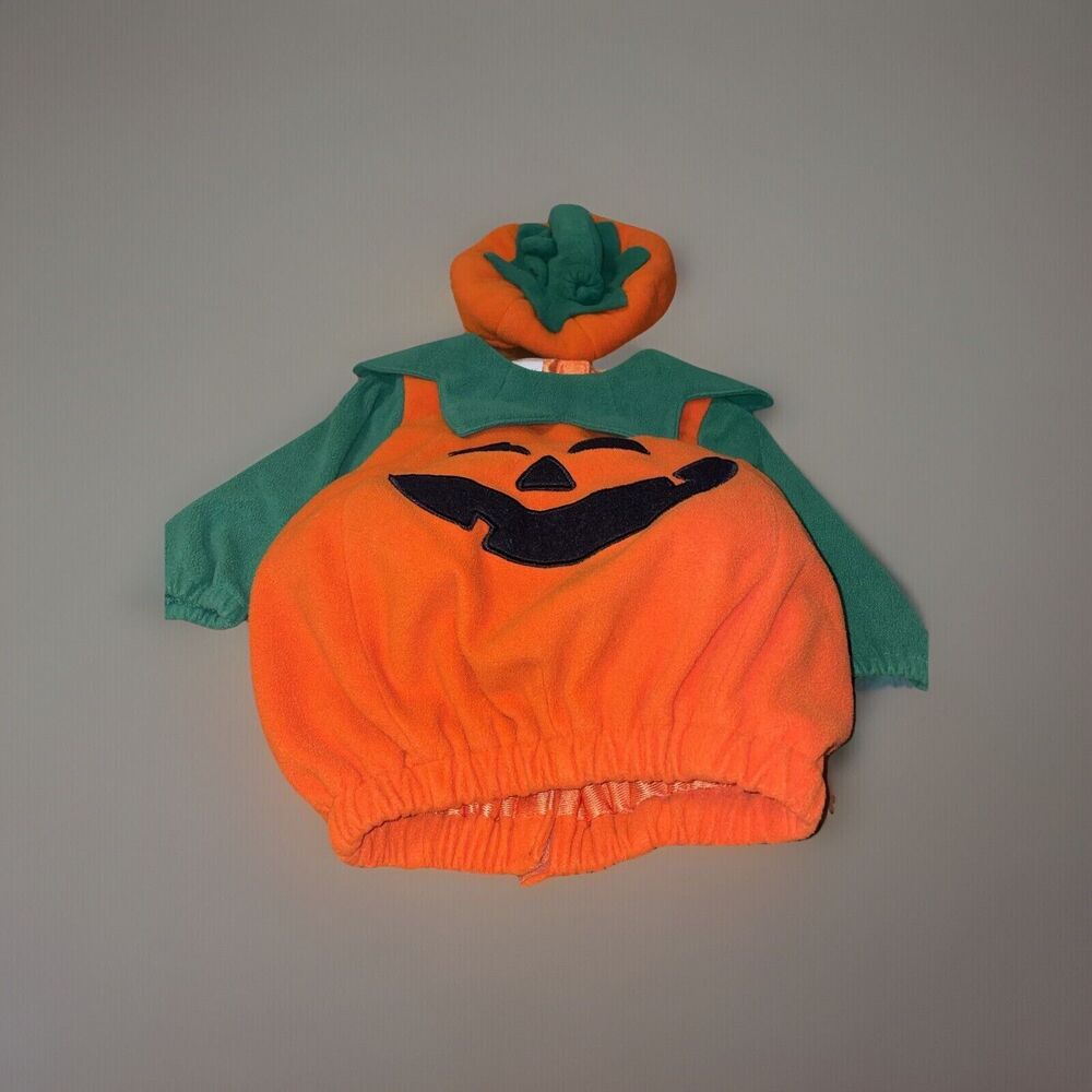 Mini Wear Infant Baby Jack-O’Lantern Padded Fleece 18M With Hat